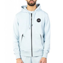 HELVETICA MP - KENETH LAGOON - SWEAT À CAPUCHE ZIPÉ LAGOON